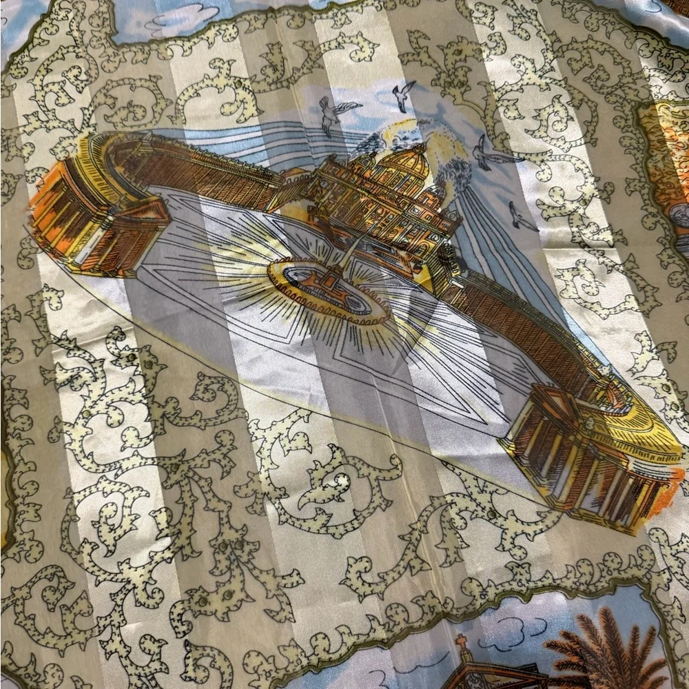 Artistic Scarf with Architectural Design new
